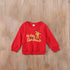 Boys and girls do not add velvet vests foreign style children's Christmas tops